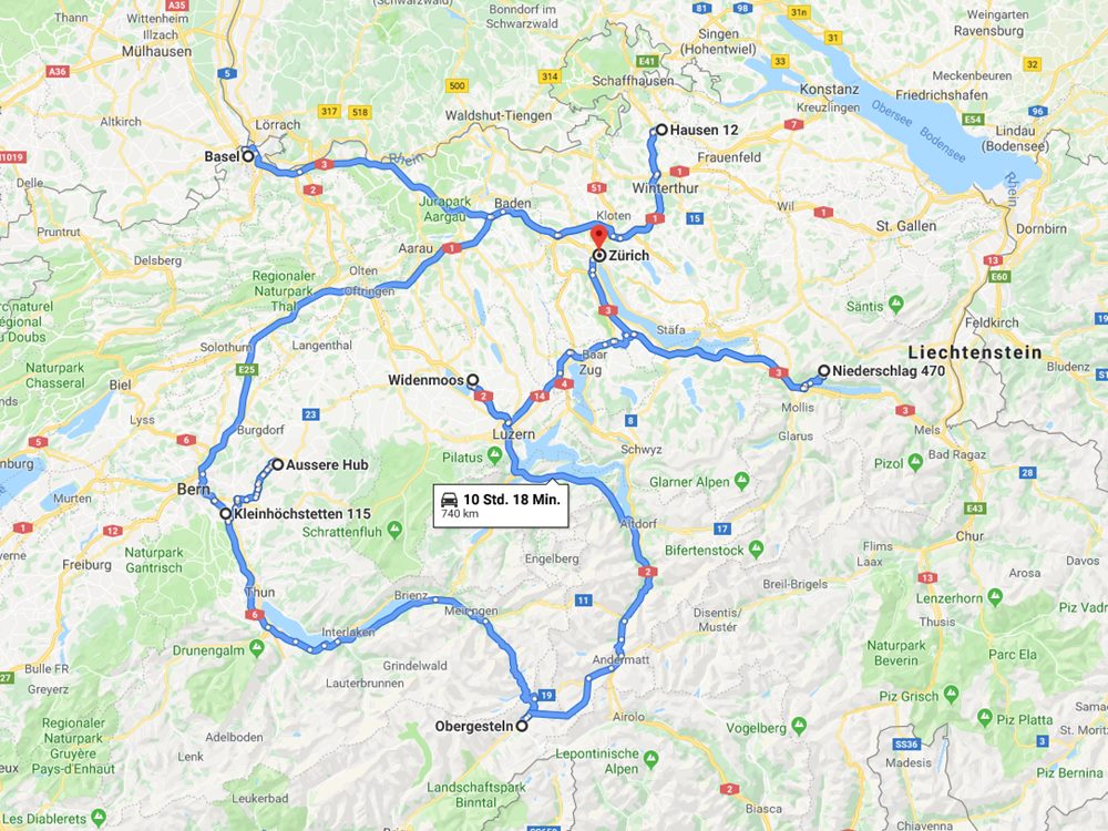 BDG Reise in der Schweiz