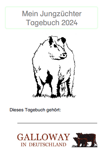 Galloway Jungzüchter Tagebuch
